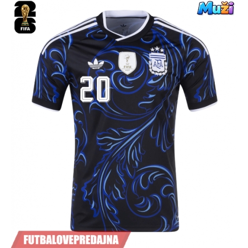 Lacne Muži Futbalové dres Argentína Alexis Mac Allister #20 MS 2026 Krátky Rukáv - Preč